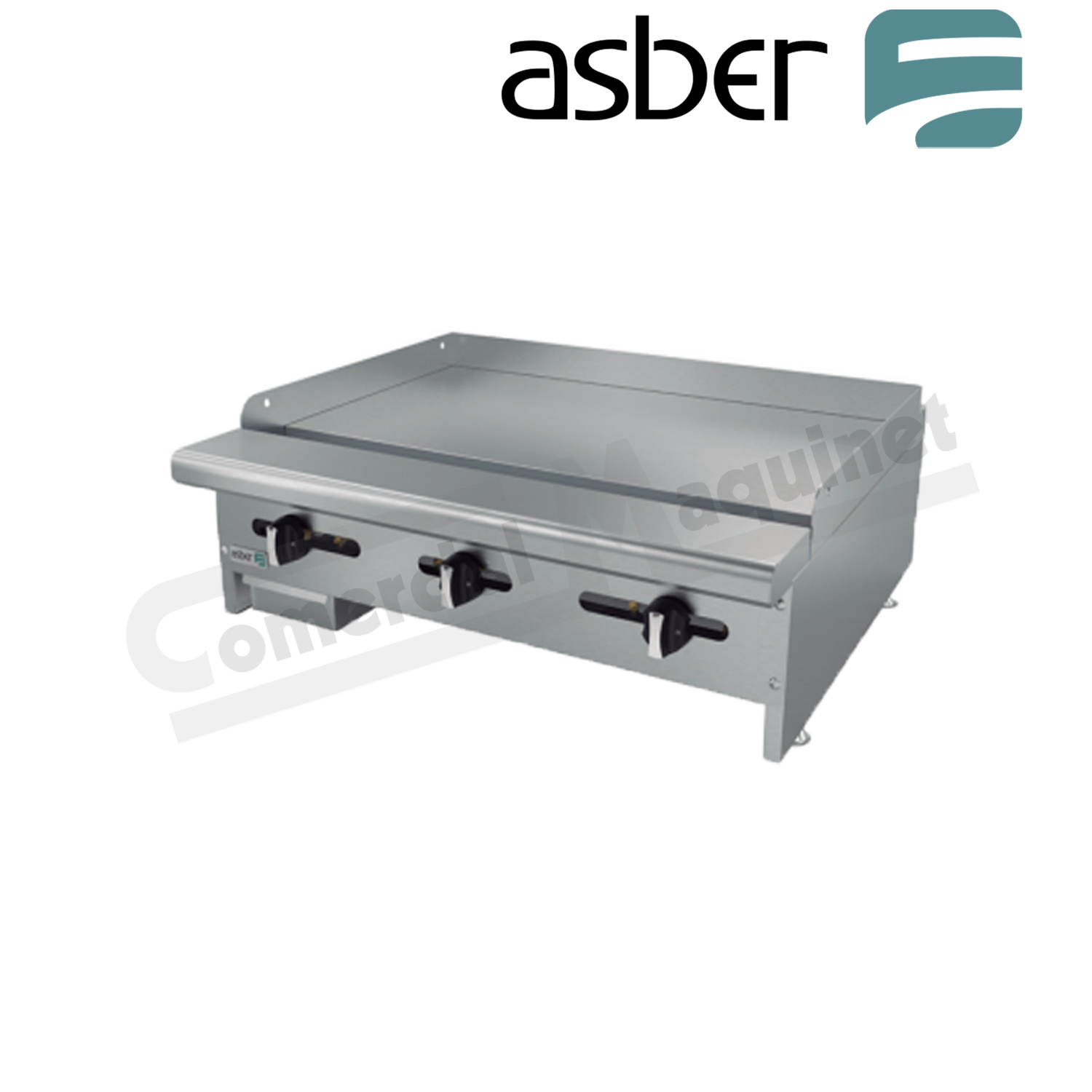 Comercial Maquinet - Tienda | Plancha Lisa AEMG-36-H Asber